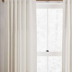 West Elm Bomu Curtain 48X96 (Four panels total)